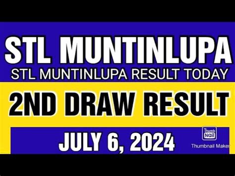 stl muntinlupa result today 2024